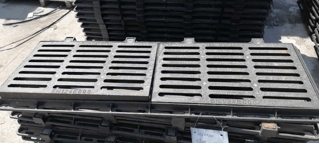 阜平球墨铸铁连体双篦展示