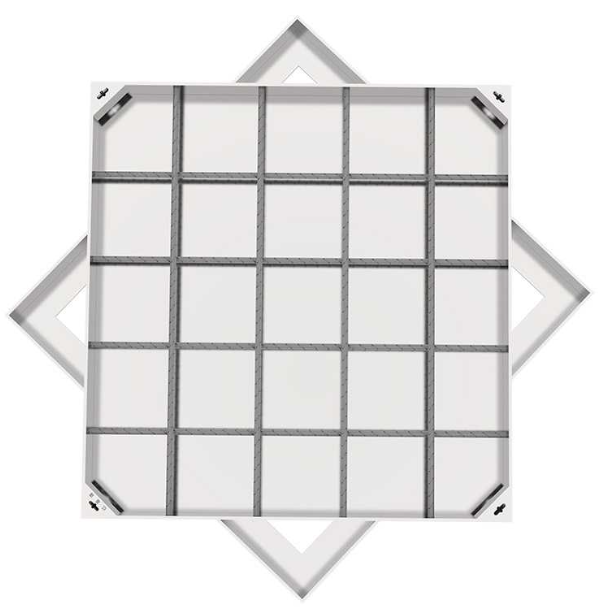 阜平不锈钢方井展示